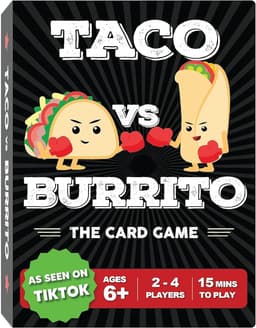 Taco vs Burrito Strategic Card Game for Family & Friends