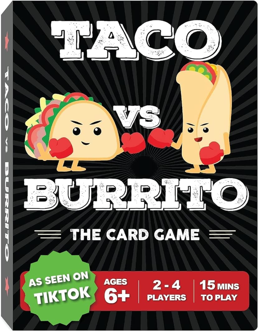 Taco vs Burrito Strategic Card Game for Family & Friends