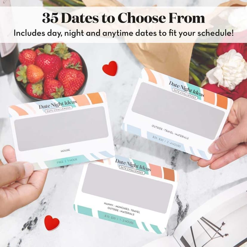 35 Scratch Off Date Night Challenge Cards for Couples