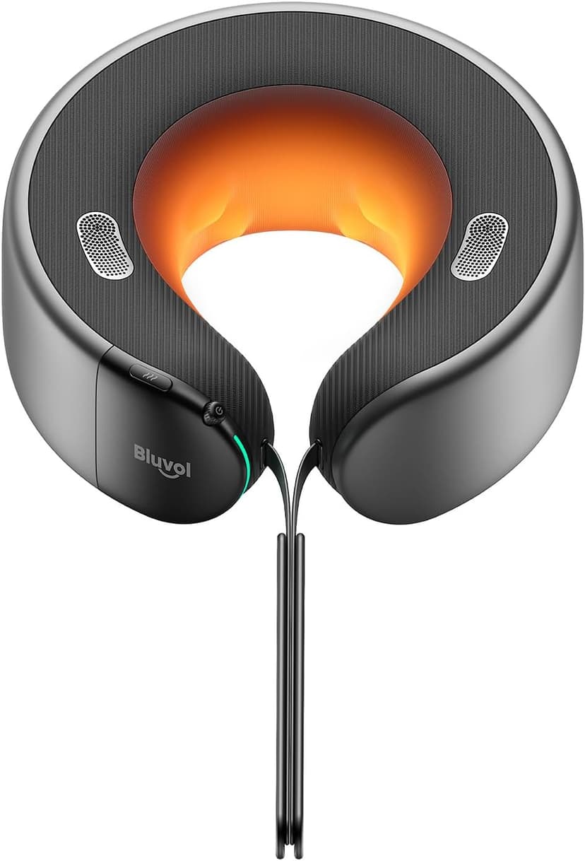 Heated Neck Massager Pillow with 360° Spatial Audio