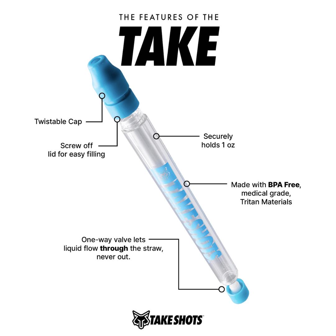 Effectively use your TakeShots Shot Straw 💦 #takeshots #tips #foryou 